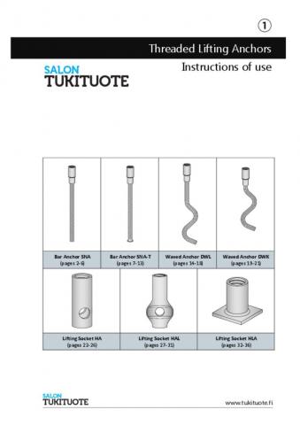 An internally threaded lifting anchor with a waved anchoring | Drupal